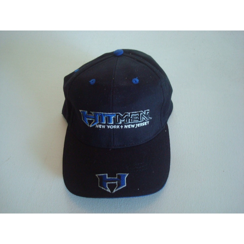 NEW YORK HITMEN XFL  ‎ GOLF  BEACH STRAPBACK DEADSTOCK HAT CAP VINTAGE C3